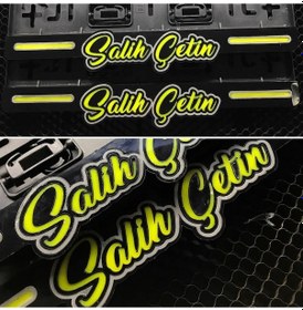 Resim Appcity Tamamen Size Özel Lüks Pleksi Plakalık (Özel Logo Tasarım 506154331 