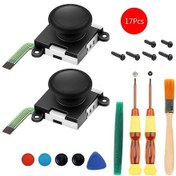 Resim Nintendo Switch İçin İki Paket Og 3d Joy Con Joystick Değiştirme Joycon Switch Joystick'leri Sol Joycon Sağ İle Uyu 