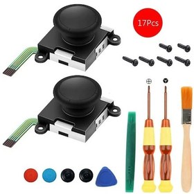 Resim Nintendo Switch İçin İki Paket Og 3d Joy Con Joystick Değiştirme Joycon Switch Joystick'leri Sol Joycon Sağ İle Uyu 