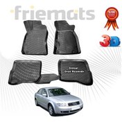 Resim Audi A4 3D Havuzlu Paspas Sedan 1996 - 2000 Arası Siyah N11.992 