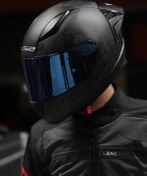 Resim LS2 Rapıd 2 Race Takaroa Mat Siyah Kask 