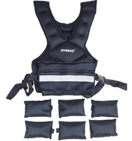 Resim Avessa Wv-10kg Ağırlık Yeleği Siyah 