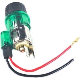 Resim Space Yeşil Işıklı Çakmak 12V / Icca10 