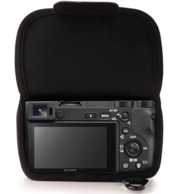 Resim MegaGear Sony Alpha A6500, A6300, A6000 Neopren Kamera Kılıfı 