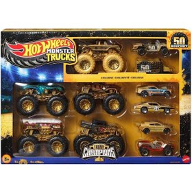 Resim Hot Wheels Monster Trucks Bigfoot Trophy Jdw07 Renkli 