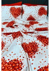 Resim Beyaz Kalpli %100 Pamuklu Tek Kişilik Nevresim Takımı Çarşaflı Yatak Örtüsü Olarak Da Kullanılır 