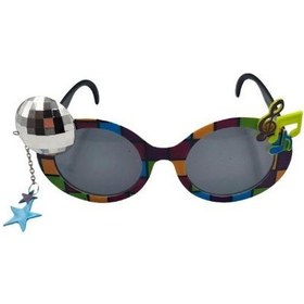 Resim Notalı Disko Toplu Yıldızlı Parti Gözlüğü Diğer 