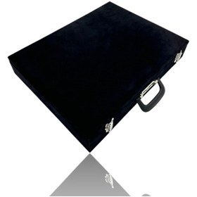 Resim Dijital Çarşı Richbox Bond 30'lu Saat Çantası Alcantara Siyah Camsız 