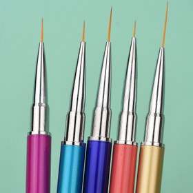 Resim 5'li Profesyonel Nail Art Fırça Seti 
