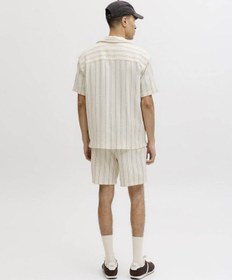 Resim Jack & Jones Jorcoba Strıpe Resort Ekru Erkek Gömlek 12271060 