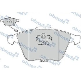Resim Audi A4 B7 On Fren Balatasi 2.0 2005-2008 Mando Mbf015369 