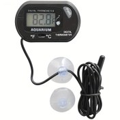 Resim GOXAWEE LCD Dijital Akvaryum Termometresi - Emme Kupa Probu, Yüksek Hassasiyet 0.1°C, Fahrenheit/CELSIUS Ekranı, Pille Çalışan Balık Tankları, Sürüngen Teraryumlari ve Kaplumbağa İnkübatörleri için, Su Altı Ortamı Monitörü, Kolay Okunabilir Ekran, Güvenilir Sıcaklık Sensörü, Su Meraklıları İçin 
