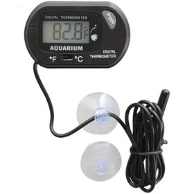 Resim GOXAWEE LCD Dijital Akvaryum Termometresi - Emme Kupa Probu, Yüksek Hassasiyet 0.1°C, Fahrenheit/CELSIUS Ekranı, Pille Çalışan Balık Tankları, Sürüngen Teraryumlari ve Kaplumbağa İnkübatörleri için, Su Altı Ortamı Monitörü, Kolay Okunabilir Ekran, Güvenilir Sıcaklık Sensörü, Su Meraklıları İçin 