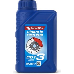 Resim Petrol Ofisi Dot 3 Hidrolik Fren Yağı 400 Ml 
