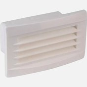 Resim İlöz Dış Duvar Izgarası İçten Klapeli Çap 100 mm (Beyaz) 