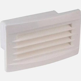 Resim İlöz Dış Duvar Izgarası İçten Klapeli Çap 100 mm (Beyaz) 