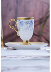 Resim Acar Felica 6 Kişilik Kahve Fincan Takımı - 90 Ml Renkli 