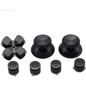 Resim 7buttonsblack-zomtop Altın Özel Metal Thumbsticks Og Denetleyici Bullet Düğmeler Sony Playstation 4 Ps4 Denetl 