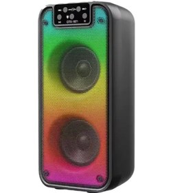 Resim Oldfriend Siyah Bluetooth Hoparlör Kablosuz 1200 Mah Sd Kart Aux Usb Ses Bombası 