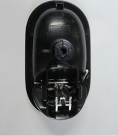 Resim Renault Clıo 3 Hb 09/12 Ön Kapı İç Açma Kolu Sol Siyah Elceği Gümüş Gri - Kapı Kolu 