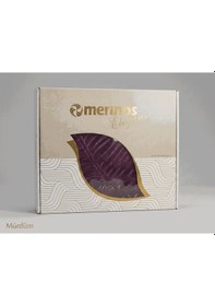 Resim Merinos Elegans Çift Kişilik Battaniye Mürdüm Mürdüm 