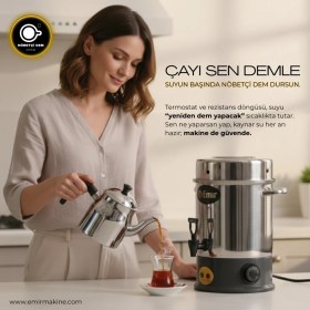 Resim Allians Ferahlatıcı Çay Makinesi ile 70 Bardaklık Semaver Keyfi 