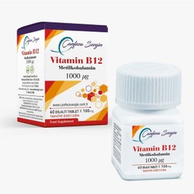 Resim Canfeza Sezgin Vitamin B12 Metilkobalamin 60 Tablet 