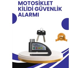 Resim Nemere İthalat Taşınabilir Alarm Disk Kilidi Motosiklet Scooter Bisiklet Güvenlik Nemere Ithalat 