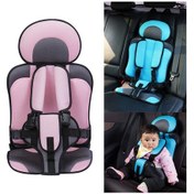 Resim Sones Araba Taşınabilir Çocuk Koltuğu, Boyut: 50 X 33 X 21cm Pembe + Gri 