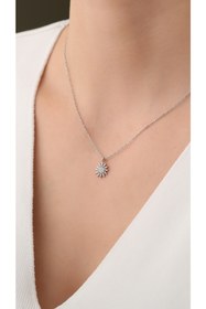 Resim nila silver Güneş Yıldız Astroloji Gümüş Kolye 