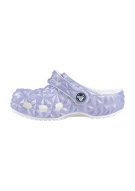 Resim Crocs Classıc Irıdescent Geo Kız Çocuk Terlik 209693-100 Lila 