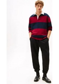 Resim Tommy Hilfiger Klasik Penye Erkek Eşofman Altı Mw0mw37236bds Siyah 