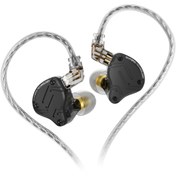 Resim KZ ZS10 Pro X 10MM Dinamik Sürücü 2Pin Altın Kaplama Fiş Kulaklık Müzik Spor Arama Kulak İçi Monitör... 