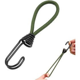 Resim Kancalı Paket Çadır Kauçuk Kayışı Kamp Tente Bagaj Esnek Toka Zemin Çivi Kayışı Yürüyüş Çadırı Aksesuarları 