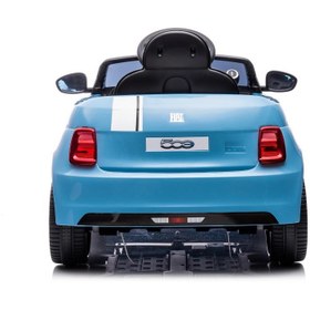 Resim FIAT 500 Lisanslı akülü araba 12v 