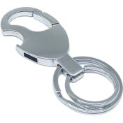 Resim hiçdurmaal Pantolon Kemer Köprüsüne Takılan Açacaklı Çift Anahtar Halkalı Metal Anahtarlık 