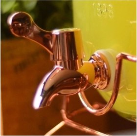 Resim Genpazar Cam Sebil, Damacana, Şerbetlik Musluğu (Gold Renk) 