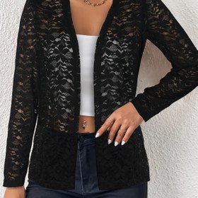 Resim Kadınlar için İlkbahar ve Yaz Şık Uzun Kollu Hırka 