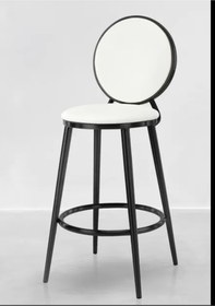 Resim J&S QUALİTY Bar Sandalyesi Yeni Model Ikea Yeni Tasarımı Mutfak Adası Bar Taburesi Yeni 75 Cm Oturum Yüksekliği 