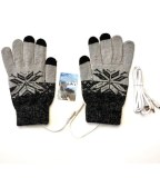 Resim Yuanbao USB Sıcak Eldiven Isıtma Örme Eldiven (Yurt Dışından) 