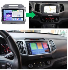 Resim Kia Sportage Android Multimedya Sistemi 4-32 Blueway 2010-2015 9" 