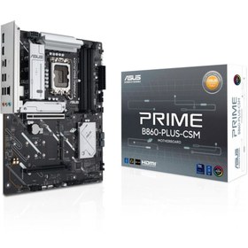 Resim ASUS PRIME B860-PLUS-CSM Intel B860 Soket 1851 Soket 8666+(OC)MHz ATX Gaming (Oyuncu) Anakart 