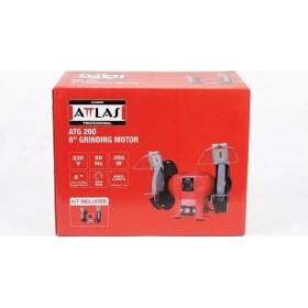 Resim Attlas Professional Atg 200 8" Masaüstü Çark Taş Motoru (350W) 