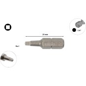Resim Ceta Form Kare Uçlu Bits No 1 x 25 mm CB/841 (1 Adet) 