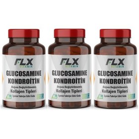 Resim Glucosamine Chondroitin Msm Collagen Vitamin D Glukozamin 60 Tablet X 3 Kutu 