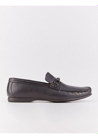 Resim Cabani Hakiki Deri Siyah Erkek Loafer Ayakkabı Siyah (521647247) Siyah 
