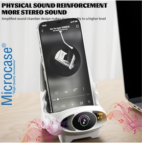 Resim Microcase Universal 15w 3in1 Hopörlörlü Koku Mekanizmalı Kablosuz Hızlı Şarj Standı - Al3778 