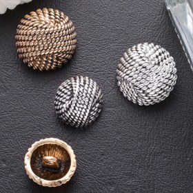 Resim 10 Adet Dokuma Büküm Desenli Yuvarlak Vintage Metal Butonlar Sonbahar/Kış Montlari, Trençleri, Takim Elbiseler ve Üniformalar İçin - DIY Eldikiş Aksesuarlari, Giysiler İçin Beyaz Zarif Metallik Butonlar, Şık Kardigan Butonlari, Devasa Boyutlu Gömleklik Butonları, Ceketi Bakımı İçin Uygun, Diy Çamaşir Tamiri, Süslemeli Etek Butonlari, Yumru Dakma Butonlar, Burmalı Nakisatlı Butonlar, Retro Stil Buton Tasarismi, Dayaníklı Malzeme Ömrüne Sahip Weave Texture Kaplamal 
