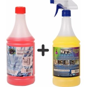 Resim Dtx Kimya Oto Kalorifer ve Petek Temizleme (Solventli) 1lt & Oto Motor Lastik Parlatıcı 500 ml 
