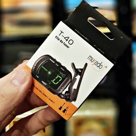 Resim Musedo T-40 Kromatik Tuner | Klipsli Hassas Ekran 